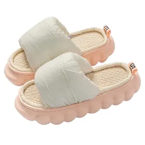 Nicecin Summer Style High Quality Slide Box Packing Sandal For Men Women Bone Slide Hem Ladies Slides