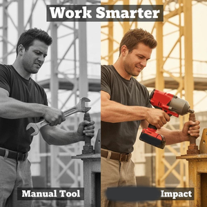 Set Perkakas Listrik Tanpa Kabel Lithium-Ion 5-in-1 Mwk - Bor Impak/Grinder Sudut/Kunci Torsi <span class=keywords><strong>Kit</strong></span> Perkakas Listrik Tanpa Sikat - Product Image 5