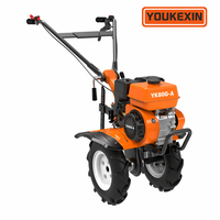 Mini Motocultor de Gasolina YKX 170F, Cultivador Rotatorio para Agricultura, Herramientas de Labranza de Suelos