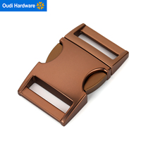 Boucles réglables à dégagement rapide latéral en métal de haute qualité de 25 mm pour sangles de sacs en alliage de zinc, accessoires de quincaillerie en gros