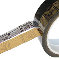 Ruban haute température PET antistatique à grille noire avec isolation de puissance 6-9 Papier et film adhésif ESD à double résistance