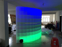 Séparation murale gonflable à LED/séparation de pièce, cloison gonflable pour événements