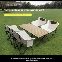 Table pliante portable pour camping en plein air, en acier au carbone, mobilier d'extérieur, table de pique-nique pour voiture, idéale pour les voyages en autonomie