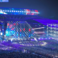 Pantalla LED de Alquiler para Escenarios P3.91, Exterior, 500x500mm, Gabinete de 4000nits, Resistente al Agua, Pantalla de Fondo para Conciertos y Eventos