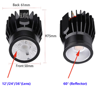 Benorylighting Cri95 24v Mr16 Spot 8w 12w Loxone Blanc réglable 2000-6000k Ampoules intelligentes Knx Gvs Dali Dt8 Dmx512 Module LED Rgbw
