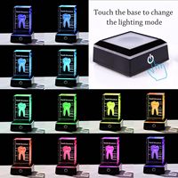 Cubo de Cristal Tallado con Diseño de Anatomía Dental, Regalos para Dentistas, Adornos Navideños de Escritorio, Productos Multiusos para la Higiene Bucal