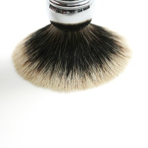 JDK 100% Pur <span class=keywords><strong>Blaireau</strong></span> Cheveux <span class=keywords><strong>Blaireau</strong></span> Argenté En Aluminium Poignée pour hommes De Luxe De Salon De <span class=keywords><strong>Coiffure</strong></span> Professionnel - Product Image 4