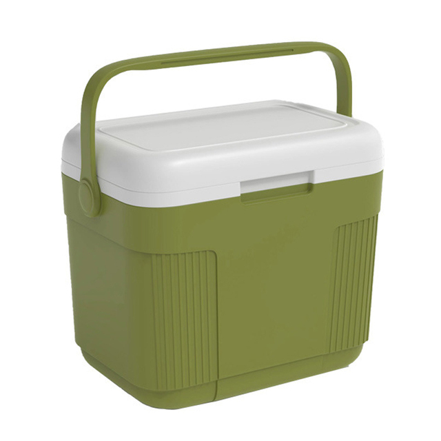 Portable Deep Freeze Plastic Cooler Box 22L/24QT Insulated Ice Box 30 Cans for Camping Fishing BBQs Tailgating