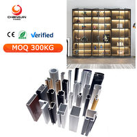 Profilé en aluminium sur mesure, longueur spécifiée, finition anodisée, profilé en aluminium pour armoire de cuisine