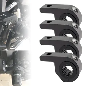 摩托车越野ATV UTV灯条安装支架迷你杆夹套件 [0.75 "/1"/1.25 "英寸牛杆滚动杆夹