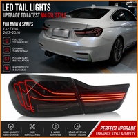 Pour BMW Série 4 F32 F36 2013-2020, ensemble de feux arrière à LED séquentiels OLED style M4 CSL avec effet écailles de dragon flottantes, pour mise à niveau des feux arrière