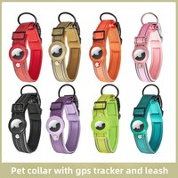 Ensemble de laisse et collier pour chien en polyester rembourré, réglable, confortable et durable, avec poignée et accessoires