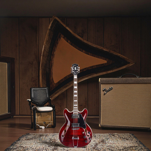 Guitarra Eléctrica <span class=keywords><strong>Jazz</strong></span> de 6 Cuerdas, Cuerpo Hueco, Modelo 335 Personalizada, Envío Rápido, Calidad Superior - Product Image 1
