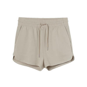 Shorts de Mujer de Punto Suave, Alta Transpirabilidad, Cobertura Completa, Longitud Modesta, Cintura Elástica, Comodidad Diaria, para el Hogar, Tallas Grandes - Product Image 1