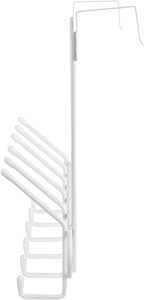 Chrome Iron Over Door <b>Hooks</b> Metal 5-10 Hangers Coat Hanging Rack Behind Door Over Door <b>Hook</b> for Hanging - Product Image 5