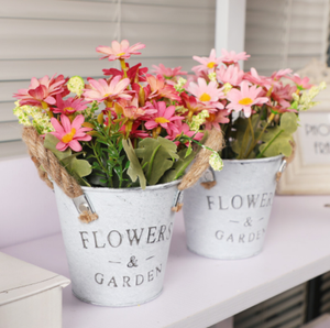 Décorations pour la maison 2022 seau <span class=keywords><strong>en</strong></span> fer plante <span class=keywords><strong>en</strong></span> pot Simulation <span class=keywords><strong>plantes</strong></span> <span class=keywords><strong>en</strong></span> pot - Product Image 3