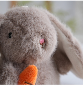 Peluche Lapin de Pâques en Peluche, Porte-clés Lapin en Peluche, Peluches Lapin Carotte, Jouets en Peluche Lapin Moelleux, Porte-clés Lapin Doux - Product Image 5