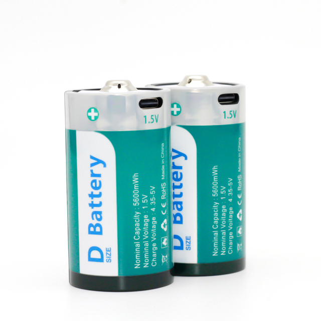 China Supplier Rechargeable D SIZE Lithium Battery 1.5V Rechargeable Coin Cell D SIZE Battery for Home Remote Controls
