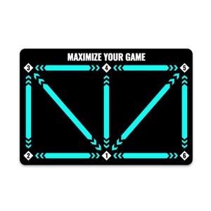 Tappeto per il controllo della palla per il fango per la casa tappeto per il Fitness insonorizzato per interni tappetino da calcio per l'allenamento antiscivolo - Product Image 1