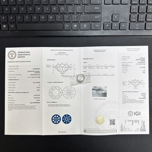 Personalización Joyería de moda Oro 18K Anillos de compromiso Anillo de eternidad mercery 2Ct Redondeado CVD Lab Grown Diamond Ring - Product Image 4