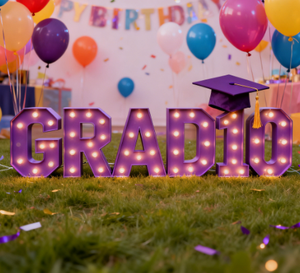 Números LED 3D con Luces, Letras Decorativas para Pastel <span class=keywords><strong>de</strong></span> Cumpleaños y Decoración <span class=keywords><strong>de</strong></span> Fiestas - Product Image 2