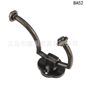 Ba52 Antique Style <b>Wall</b> <b>Hook</b> Zinc Alloy Coat <b>Hook</b> 104mm Height Single <b>Hook</b> For Clothes And Cap - Product Image 5