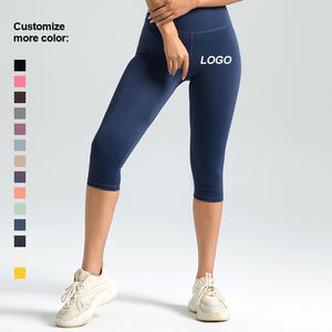 Pantalones Deportivos de Compresión para Mujer, Diseño Sólido, Leggings de Yoga de Cintura Alta - Product Image 5