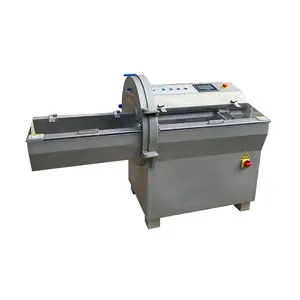 Industrial Pork Beef Bacon Slicing Meat Roll Cutting Machine Fully Automatic Industrial Meat Slicer Machine