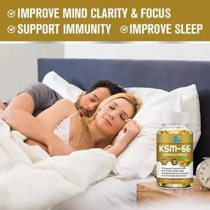 Cápsulas orgánicas de Ashwagandha con extracto puro de raíz adaptógeno natural para apoyar el alivio del estrés vitalidad energética y equilibrio interno - Product Image 3