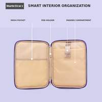 Housse de protection rembourrée pour tablette 9-11 pouces avec poignée, personnalisable avec logo, en polyester, pour iPad, vente en gros, école, voyage