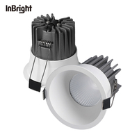 Spot interchangeable CCT d'hôtel intérieur de haute qualité 5W 10W 18W projecteur monté encastré LED COB anti-éblouissement