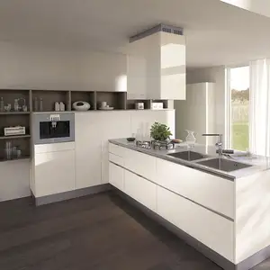 Barato conjunto laca armário design moderno aberto cozinha personalizado