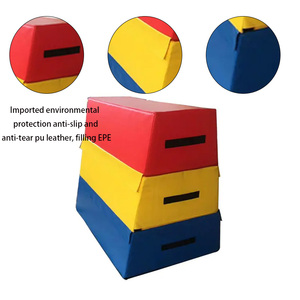 Boîte <span class=keywords><strong>de</strong></span> saut pour enfants, équipement d'entraînement sensoriel, parcours d'obstacles <span class=keywords><strong>de</strong></span> fitness <span class=keywords><strong>physique</strong></span>, force <span class=keywords><strong>de</strong></span> saut, PVC, cuir PU, couleur personnalisée - Product Image 2