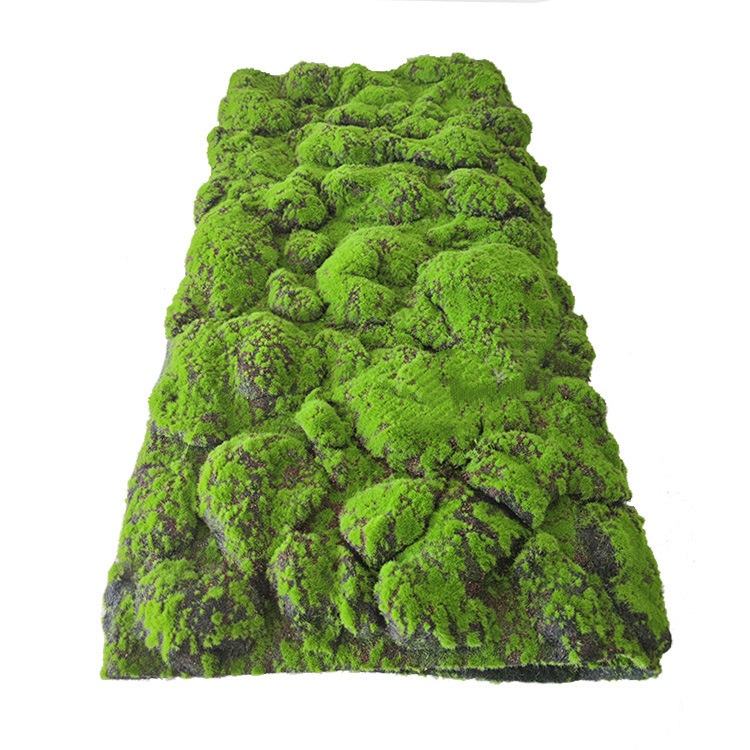 Green Dense large drum wrapped in moss