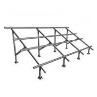 Système de support de montage photovoltaïque solaire pour toit plat en béton, supports trépieds solaires galvanisés à chaud, durée de vie de 20 à 25 ans