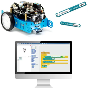 ACEBOTT <span class=keywords><strong>Makeblock</strong></span> <span class=keywords><strong>Mbot</strong></span> V1.1 Stem Robot Kit DIY codificación BT APP Control con batería de litio de 3,7 V educación Robot coche para Arduino - Product Image 6