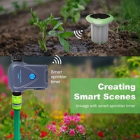 Testeur intelligent de l'humidité du sol avec Wi-Fi et Bluetooth, alimenté par énergie solaire, avec testeur de température, d'humidité et d'EC pour la plantation en jardin
