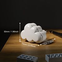 Veilleuse moderne en forme de nuage pour chambre d'enfant, capteur crépusculaire, lampe LED à brancher, approvisionnement OEM direct usine