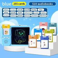 Tablette d'écriture LCD 8,5 pouces avec cartes flash éducatives sur les émotions des animaux, cartes flash parlantes, jouet d'apprentissage préscolaire pour enfants en anglais