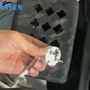 Sillón eléctrico para lavado de cabello KISEN con reclinable, masaje automático y lavabo de cerámica para uso profesional en salones de belleza, spas y barberías. - Product Image 2
