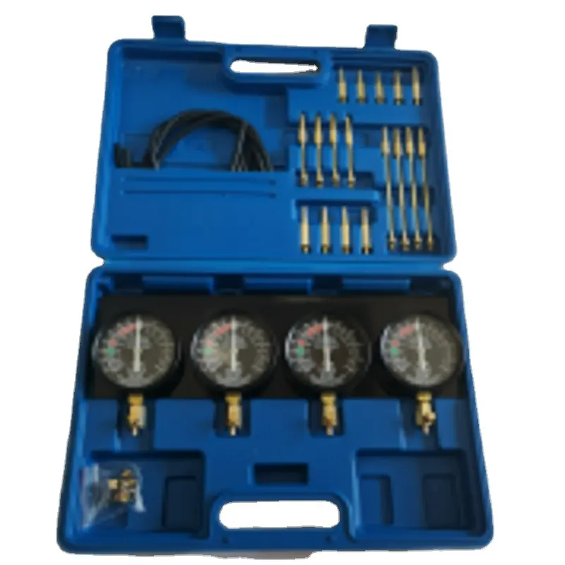 Profissional Pressão Combustível Sincronização A Vácuo Diagnóstico Tool Kit Medidor De Vácuo De Combustível & Motor Testing Kit