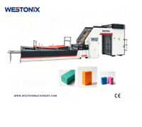 Machine à laminer électrique automatique à grande vitesse WESTONIX pour l'emballage du papier et du plastique, applications pour les produits et les aliments