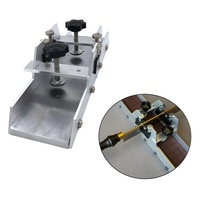 Boîte à rainures pour frettes de guitare avec pinces, en alliage d'aluminium, outils de fabrication et de réparation pour les luthiers de guitare, pour les manches de guitare, les touilles, les pièces