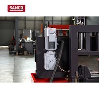 Scie à ruban métallique robuste pour acier inoxydable, fiable, précise, haute capacité, machine de découpe industrielle, prix usine