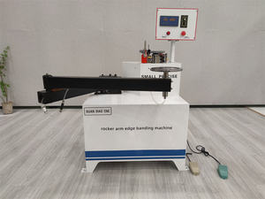 Machine à chants de bordure pour l'industrie du travail du bois, manuelle, pour chants courbes et droits, avec coupe-bordure - Product Image 2