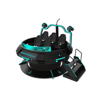 Simulateur de jeu VR 9D Metaverse, capsule 9D à 5 places, fauteuil de cinéma 9D pour parc d'attractions