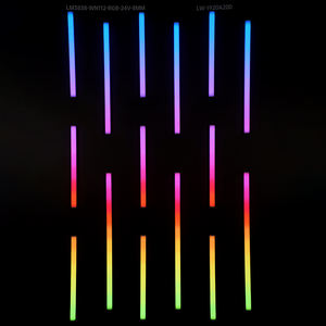 Striscia LED lineare a tre lati con profilo in alluminio con copertura per PC di forma quadrata senza sfarfallio - Product Image 4