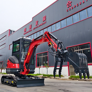1 tấn 2 tấn Mini Máy xúc EPA động cơ với attachement đào cabin nhỏ Digger Bagger - Product Image 2