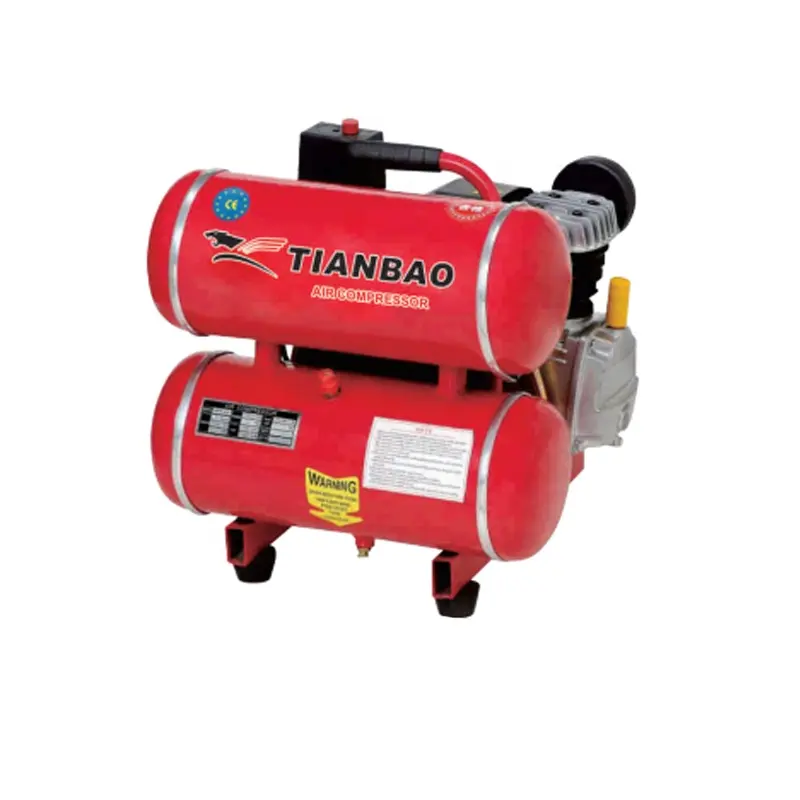 TIANBAO TBDT-3PF 3HP/2.2KW 47*1MM 2800r/min 196L/min 2 * 8L 가정 사용을 위한 작은 소형 직접적인 드라이브 공기 압축기 기계
