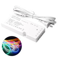Adaptateur d'alimentation électrique 24v 1a 24w pour meubles, armoire, sous 24v, réglable, 7 ports Dupont, éclairage, lampe, driver LED 24v 1a